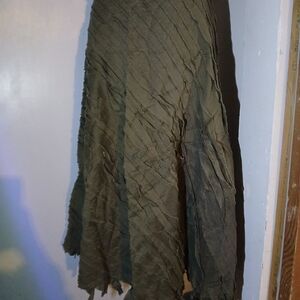 Ideology Asymmetrical Khaki Skirt